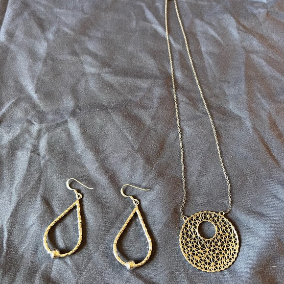 Silver Teardrop Earrings with Intricate Design - Picture 9 of 10